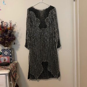 Vintage Embroidered Beaded Dress